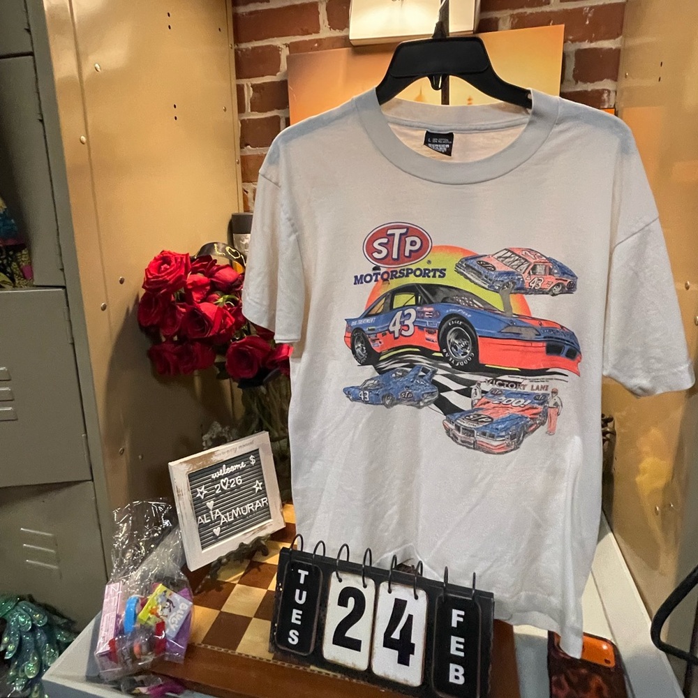 Vtg stp racing top #43